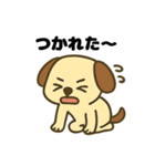 やる気ゼロ犬のゆるスタンプ（個別スタンプ：3）