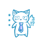 にゃんこドリ〜ム 巳〜くんお仕事編（個別スタンプ：21）