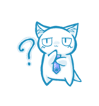 にゃんこドリ〜ム 巳〜くんお仕事編（個別スタンプ：24）
