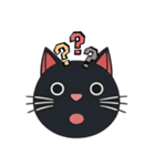 猫フェイス – シンプル＆キュートな表情（個別スタンプ：4）