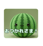 もふもふスイカスタンプ（個別スタンプ：13）