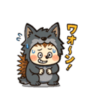 ビビりハリネズミ＊ピリ日常スタンプ6（個別スタンプ：2）