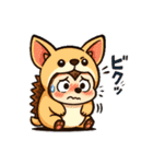 ビビりハリネズミ＊ピリ日常スタンプ6（個別スタンプ：20）