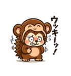 ビビりハリネズミ＊ピリ日常スタンプ6（個別スタンプ：31）
