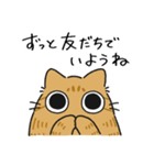 ねこぽっくる茶トラ【友達】（個別スタンプ：2）