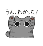 ねこぽっくるサバトラ【友達】（個別スタンプ：14）