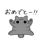 ねこぽっくるサバトラ【友達】（個別スタンプ：21）
