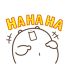 デブくま（英語おデブ）（個別スタンプ：6）