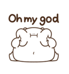デブくま（英語おデブ）（個別スタンプ：11）