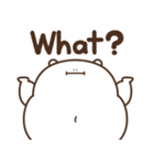 デブくま（英語おデブ）（個別スタンプ：14）