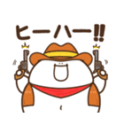 デブくま（英語おデブ）（個別スタンプ：16）