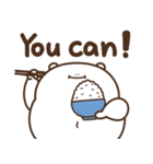 デブくま（英語おデブ）（個別スタンプ：22）