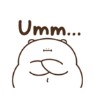 デブくま（英語おデブ）（個別スタンプ：36）