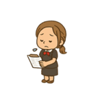 清掃員のお仕事スタンプ4（個別スタンプ：12）