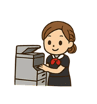 清掃員のお仕事スタンプ4（個別スタンプ：16）