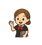清掃員のお仕事スタンプ4（個別スタンプ：21）