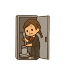 清掃員のお仕事スタンプ4（個別スタンプ：34）
