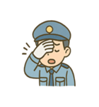 警備員くんのやさしいあいさつスタンプ（個別スタンプ：11）