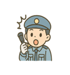警備員くんのやさしいあいさつスタンプ（個別スタンプ：12）