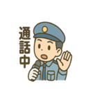 警備員くんのやさしいあいさつスタンプ（個別スタンプ：22）