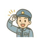 警備員くんのやさしいあいさつスタンプ（個別スタンプ：28）