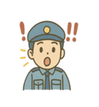 警備員くんのやさしいあいさつスタンプ（個別スタンプ：33）