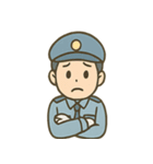 警備員くんのやさしいあいさつスタンプ（個別スタンプ：37）
