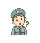 警備員くんのやさしいあいさつスタンプ（個別スタンプ：38）