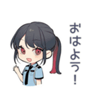 締切守って警察★進捗確認女子（個別スタンプ：2）
