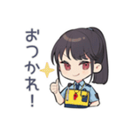締切守って警察★進捗確認女子（個別スタンプ：3）