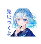 雨の日★女子高生のお迎え＆到着（個別スタンプ：26）