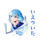 雨の日★女子高生のお迎え＆到着（個別スタンプ：36）
