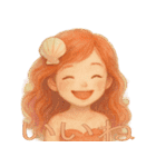 人魚姫のふんわりメッセージ（個別スタンプ：2）