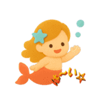 人魚姫のふんわりメッセージ（個別スタンプ：6）