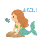 人魚姫のふんわりメッセージ（個別スタンプ：27）