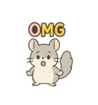 シンプル英語チンチラ（個別スタンプ：5）