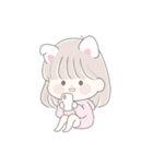 透明な女の子♡夏の恋（個別スタンプ：3）