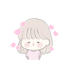 透明な女の子♡夏の恋（個別スタンプ：11）