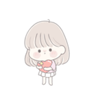 透明な女の子♡夏の恋（個別スタンプ：23）