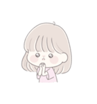 透明な女の子♡夏の恋（個別スタンプ：26）