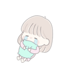 透明な女の子♡夏の恋（個別スタンプ：28）