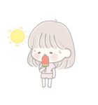 透明な女の子♡夏の恋（個別スタンプ：29）