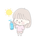 透明な女の子♡夏の恋（個別スタンプ：32）