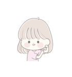 透明な女の子♡夏の恋（個別スタンプ：35）