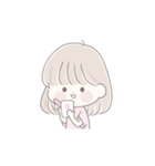透明な女の子♡夏の恋（個別スタンプ：36）