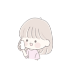 透明な女の子♡夏の恋（個別スタンプ：37）