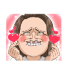 おもろ顔女子（個別スタンプ：17）