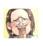 おもろ顔女子（個別スタンプ：20）