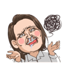 おもろ顔女子（個別スタンプ：33）