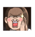 おもろ顔女子（個別スタンプ：40）
